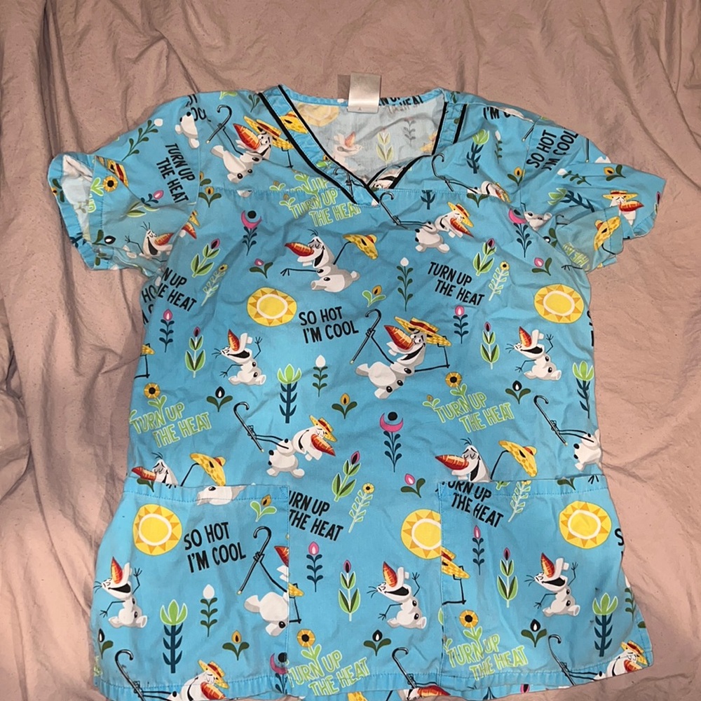 Disney Frozen Scrub Top